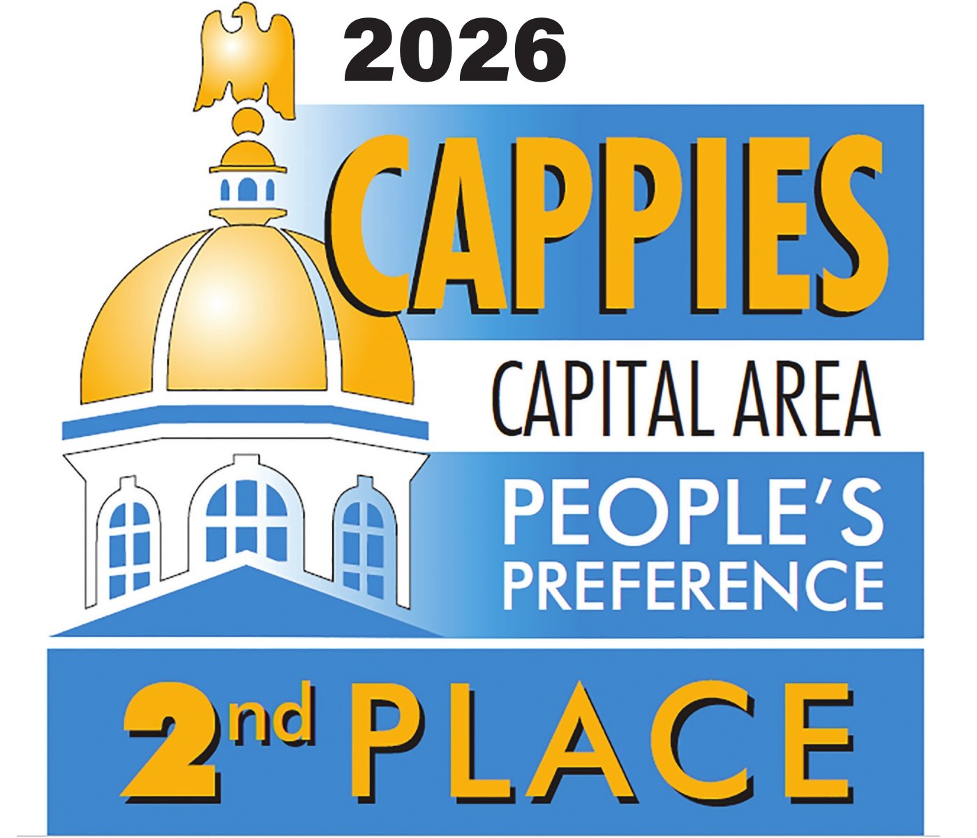 2026 CAPPIES 2 PLACE LOGO
